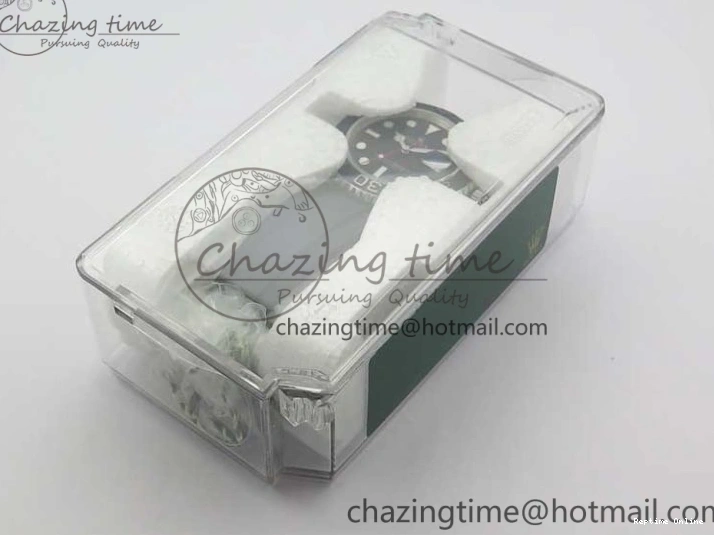 0130 Yacht-Master 116655 ARF SS Custom Made Black Ceramic Bezel on Oysterflex Rubber Strap A HighPerformance 3064